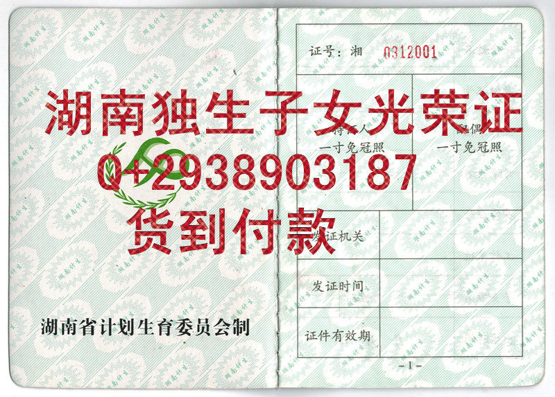淮生证样本全国<em>独生子女</em>证样本<em>二胎</em>放宽<em>政策</em> 