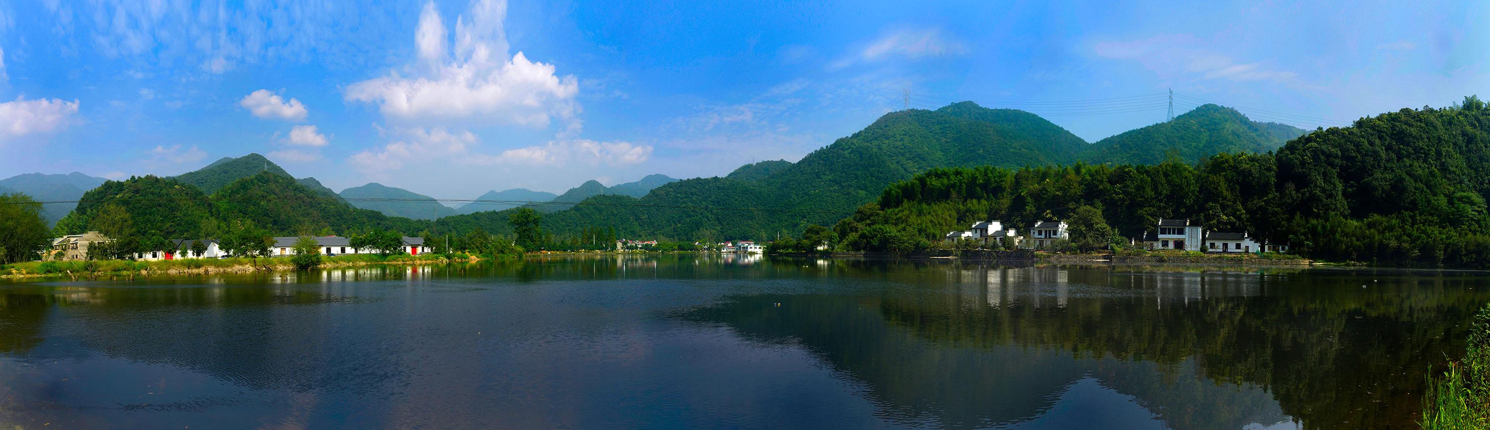 儲家灘一瞥印象之山清水秀人傑地靈篇:靜靜的儲家灘 - ┊寧國攝影┊ -